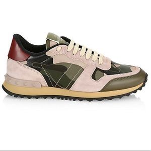 Valentino Women's Valentino Garavani Rock Runner Sneakers - Blush SIZE 40